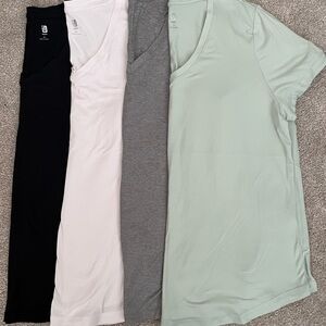 T-Shirt Bundle -  Black, White, Gray, and Mint